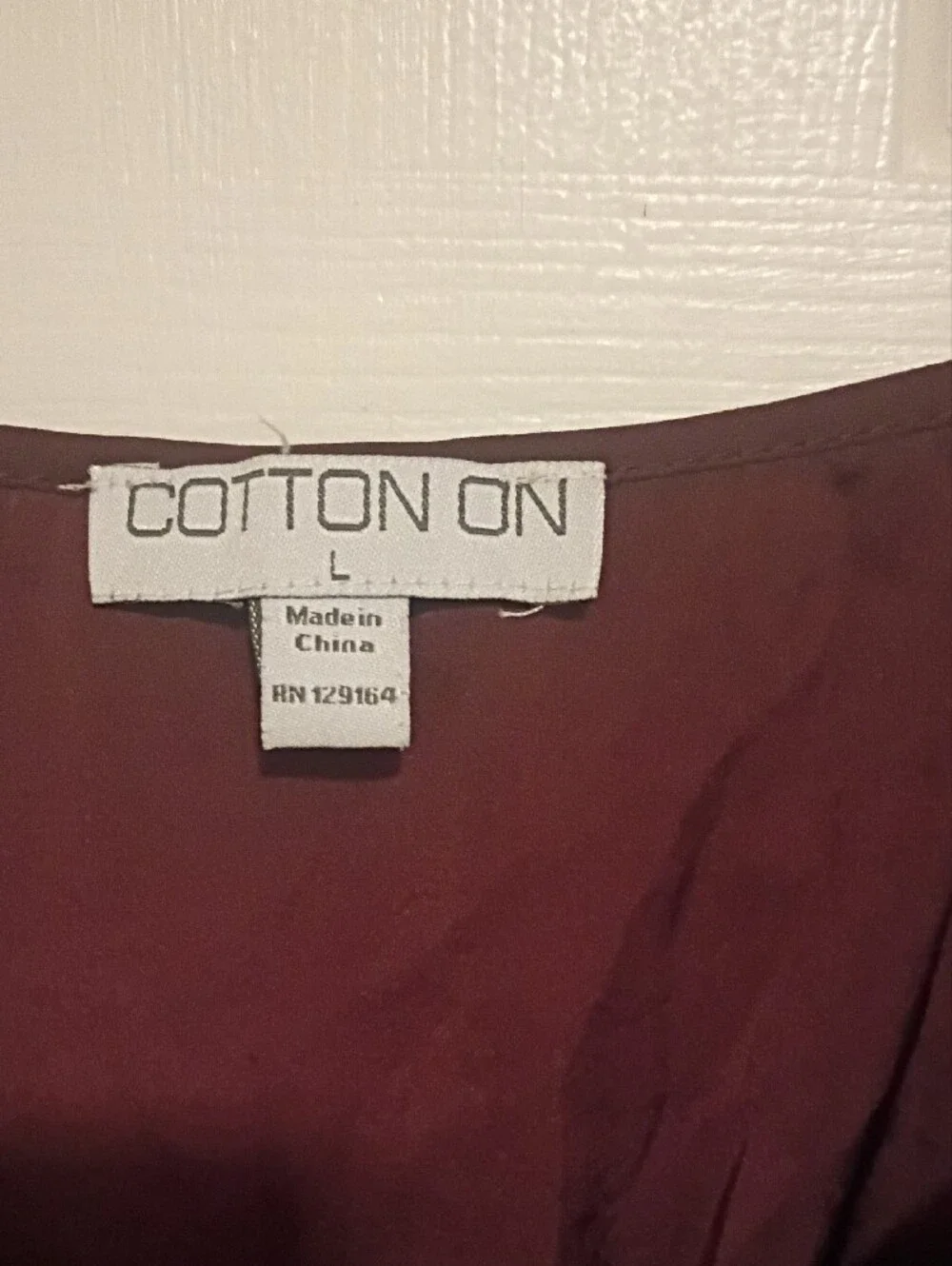 Cotton On Brown High-Low Slip Dress - Picture 2 of 4